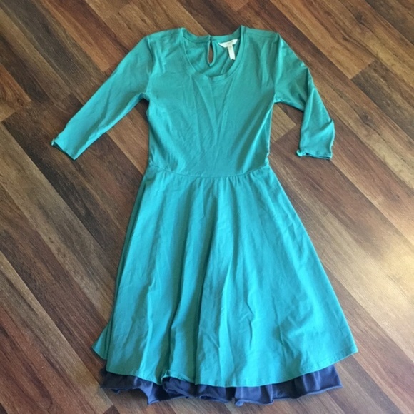 Matilda Jane Dress in Green and Navy - Picture 3 of 7